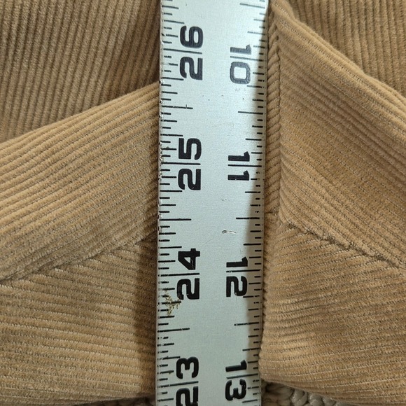 VTG 80's Levi's Menswear Wide Leg Corduroy Pants Trousers Tan Mens 37x29 - Picture 7 of 8